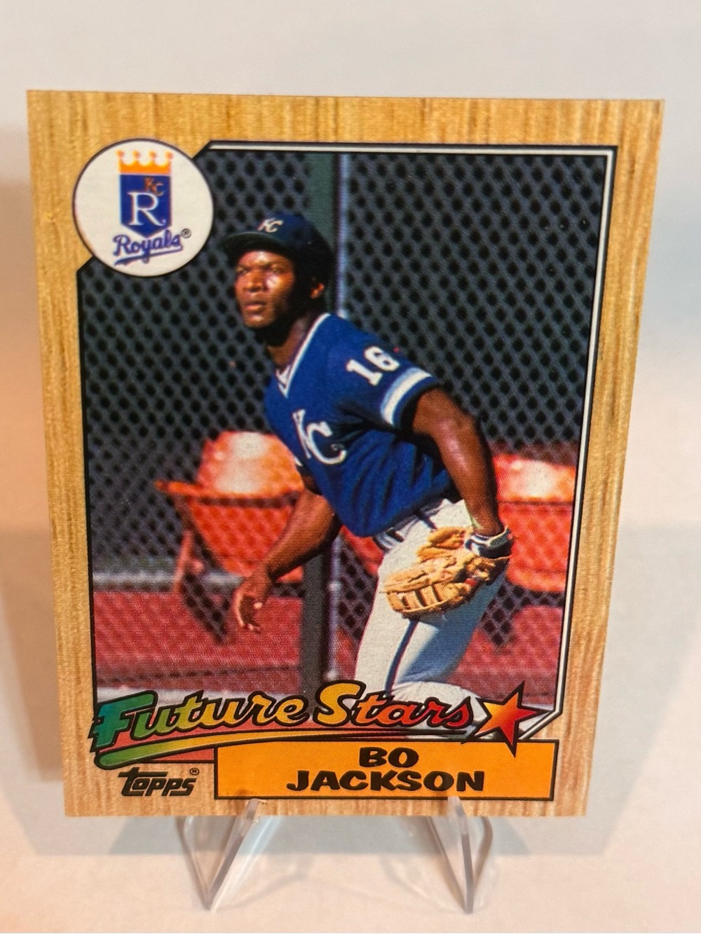 1987 Topps # 170 Future Stars Bo Jackson Kansas City Royals Baseball Card - Blue